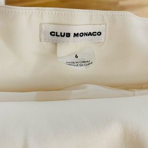 Club Monaco Belted Pleated Skirt
